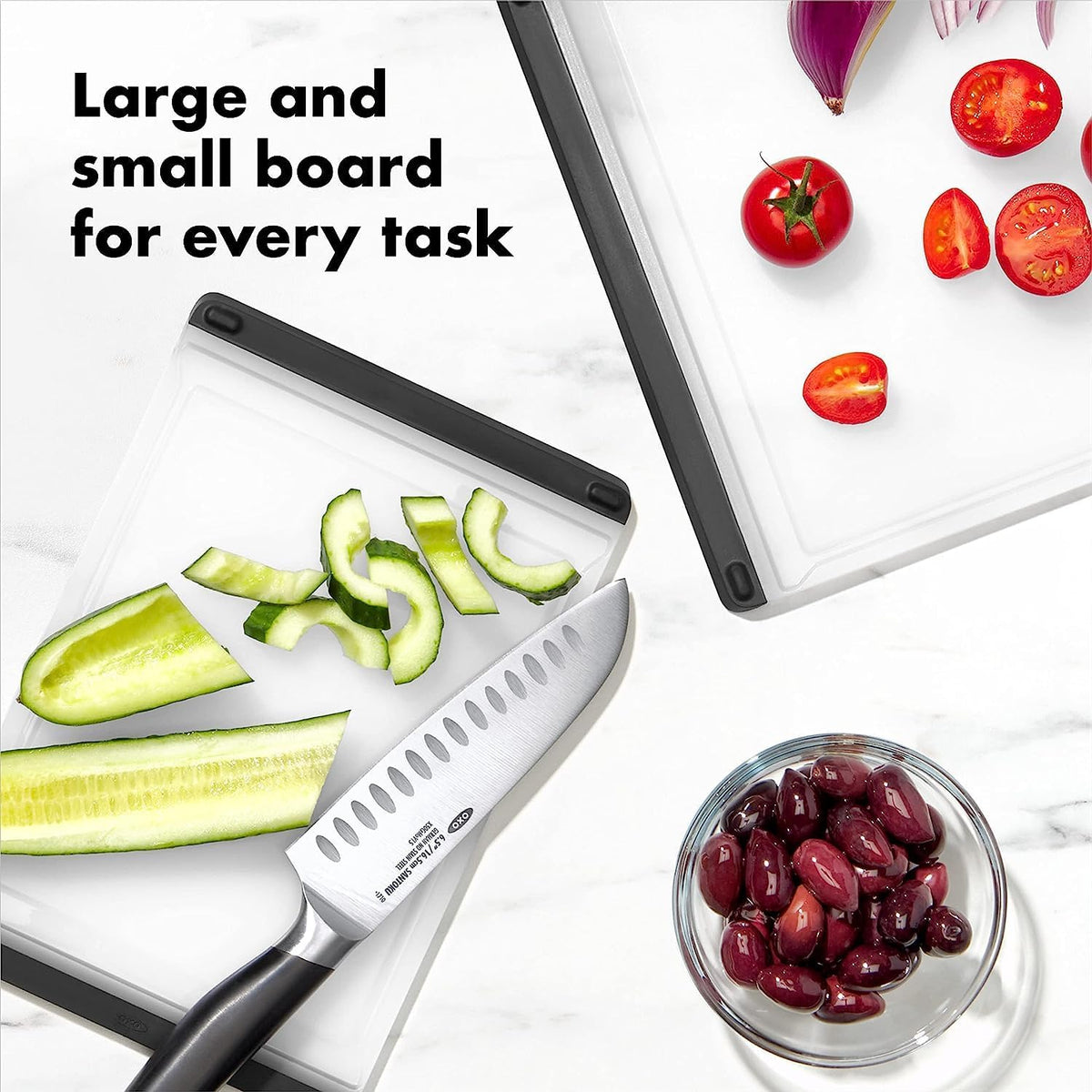 Good Grips 4-Piece Plastic Cutting Board Set