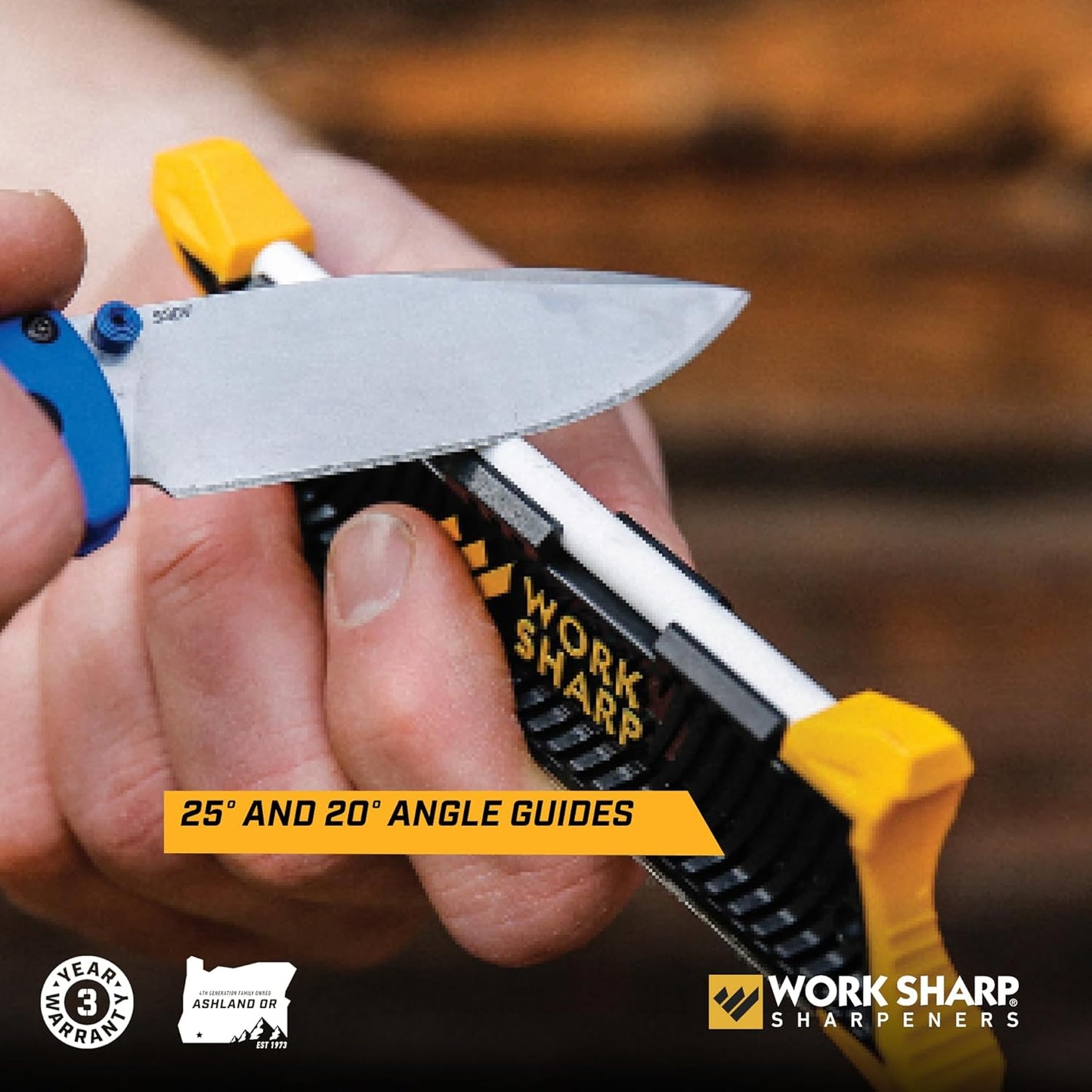 Portable Pocket and Hunting Knife Sharpener, WSGPS-W