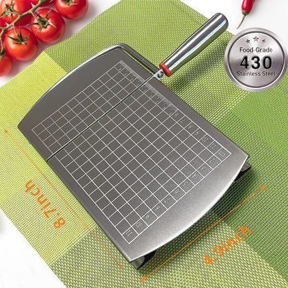 Cheese slicer, stainless steel multifunctional cheese slicer, suitable for cutting block cheese, butter, vegetables, sausages, bread
