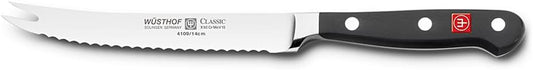 Wüsthof CLASSIC Tomato Knife, One Size, Black, Stainless Steel