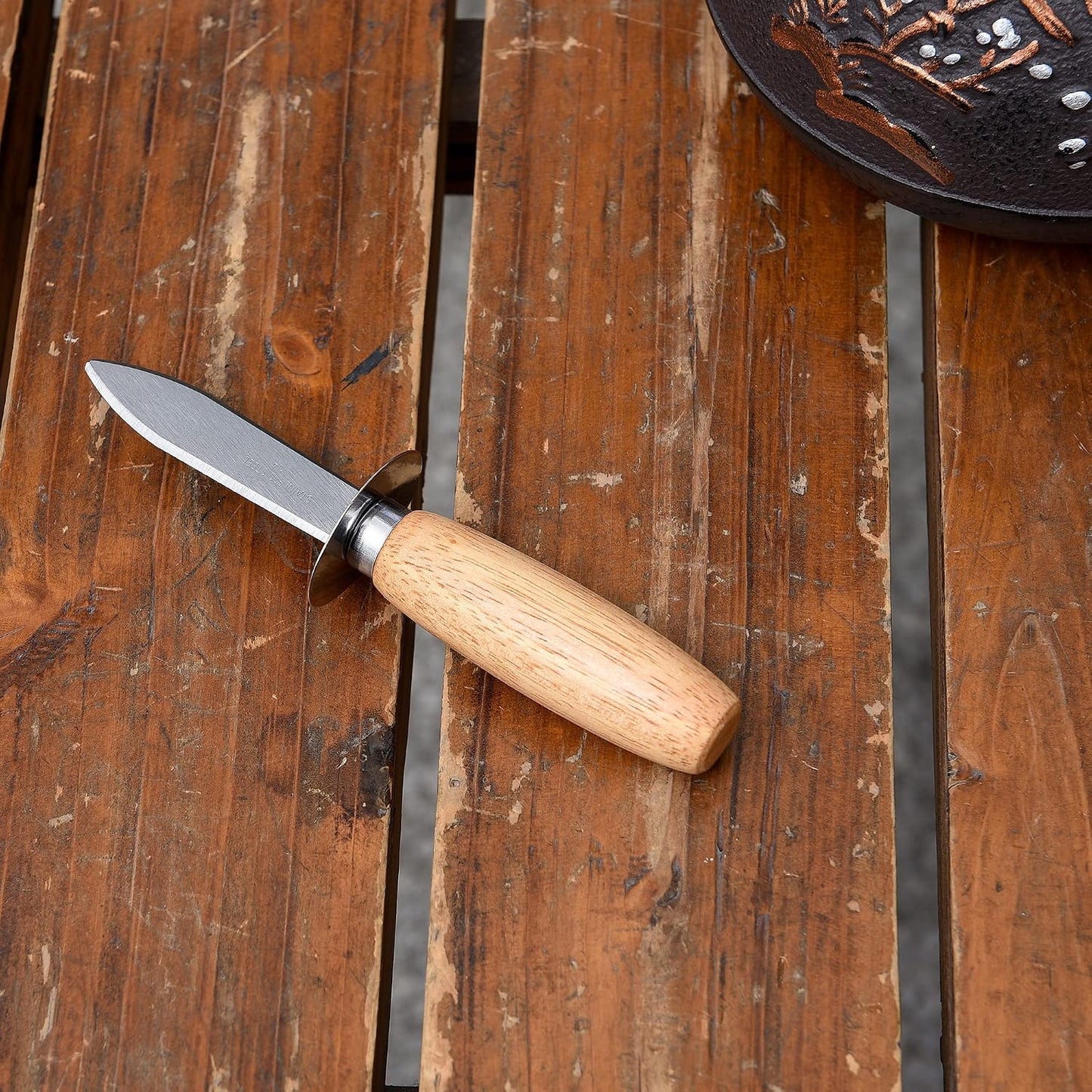 10 Pcs Oyster Shucking Knives, Bulk Oyster Shucker Clam Opener