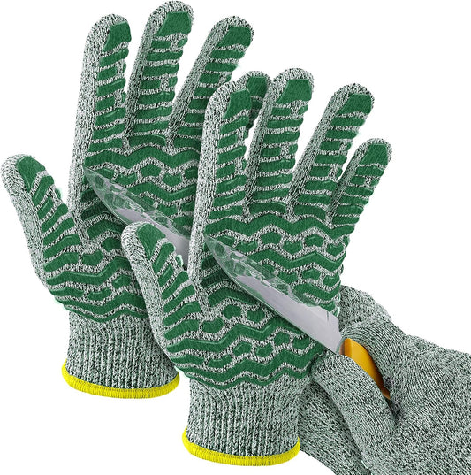 Cut Resistant Gloves, 100% Food Contact Safe, CE Level 5 Premium Protective Cutting Gloves