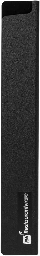 Sensei 12 x 2 Inch Knife Sleeve, 1 Knife Protector - Fits Chef Knife, Felt Lining, Black Plastic Knife Blade Guard, Durable, Cut-Proof