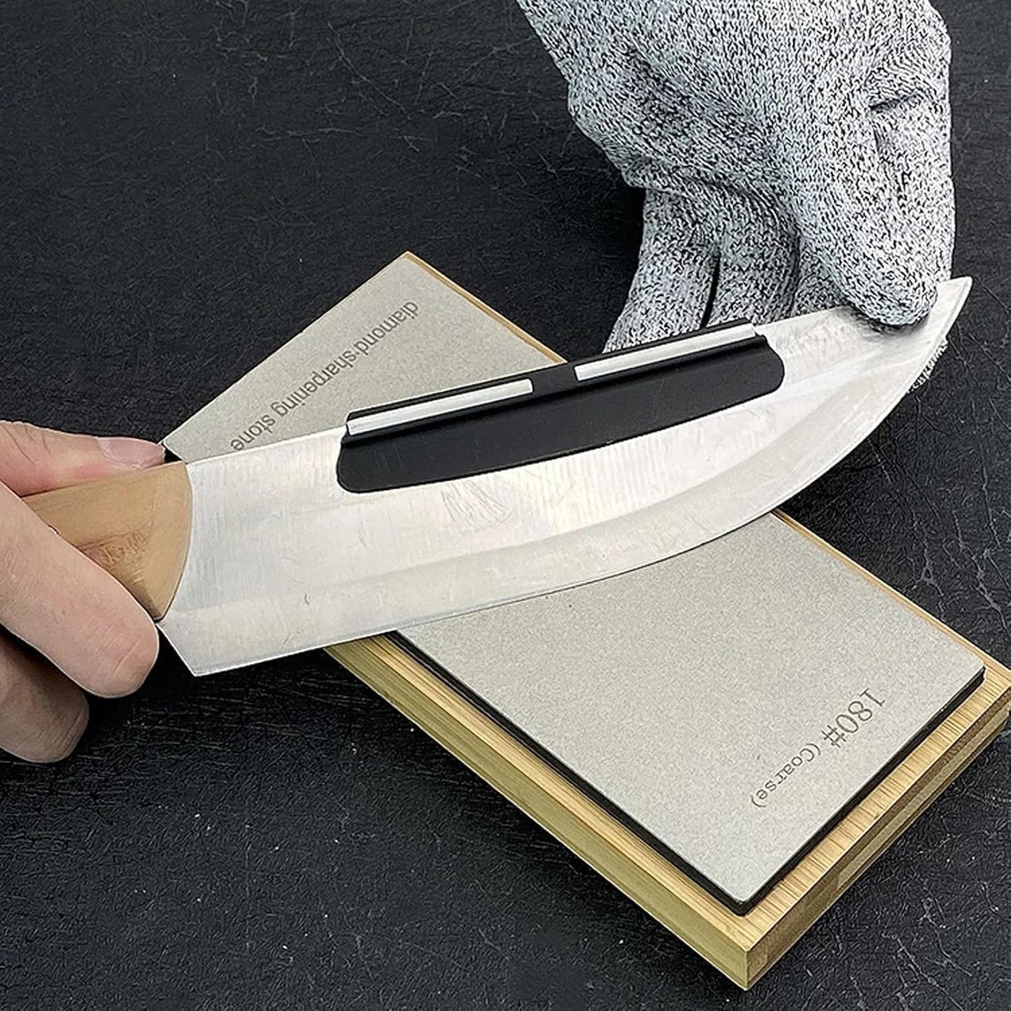 Diamond Sharpening Stone Set, Diamond sharpening plates for Scissors Knives Outdoor Tools From Coarse To Extra Fine (SET-D)