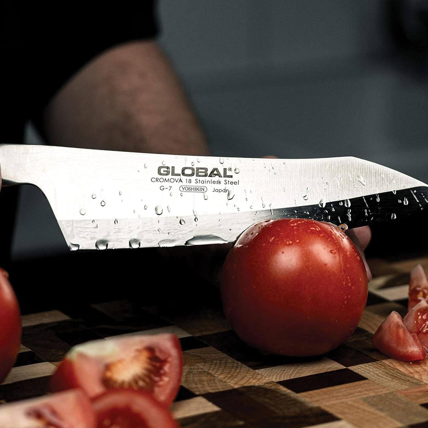 Global G-7-7 inch, 18cm Oriental Knife 7" Deba, 7", Stainless Steel