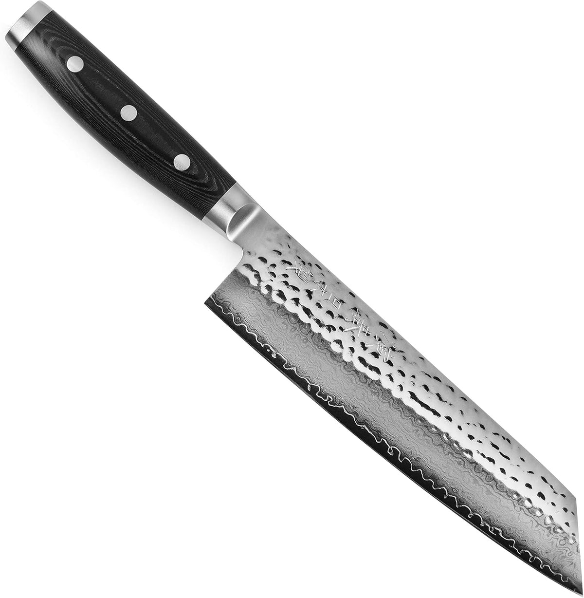 HD Hammered Damascus 8-inch Kiritsuke Knife