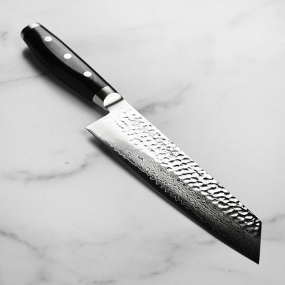 HD Hammered Damascus 8-inch Kiritsuke Knife