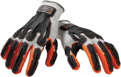 Nitrile Dipped Work Gloves, Cut Resistant, Cut Level A3, Back Hand Impact Protection, ProFlex 922CR, Gray, Extra Large