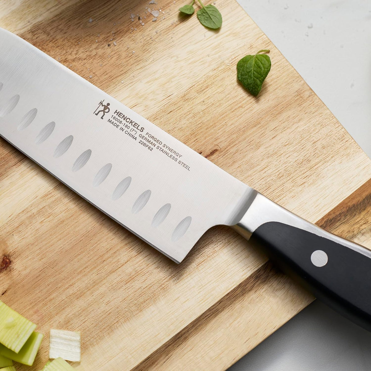 Forged Synergy 6-inch Utility Knife, Black/Stainless Steel