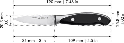 Forged Synergy 6-inch Utility Knife, Black/Stainless Steel