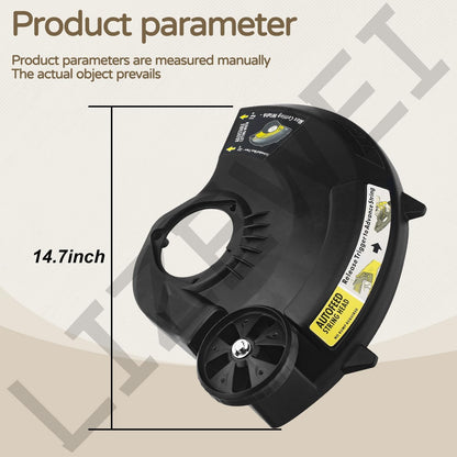 351122001 String Trimmer Guard Assembly with Trimmer Line Knife Cutter for Ryobi Guard P2008 P2008VNM P2080 Trimmer/Edger
