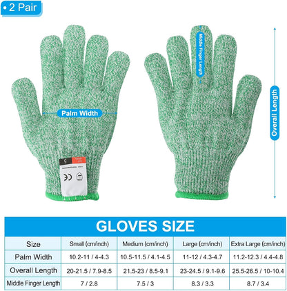Cut Resistant Gloves, Level 5 Protection Anti Cutting Gloves Cut Proof Gloves for Kitchen Carving Working