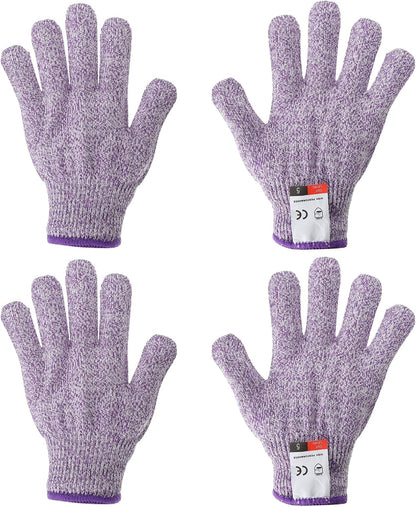 Cut Resistant Gloves, Level 5 Protection Anti Cutting Gloves Cut Proof Gloves for Kitchen Carving Working
