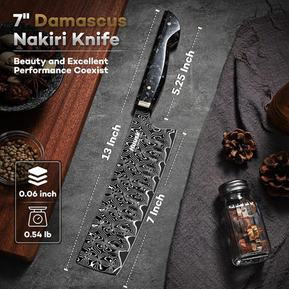 Huusk Japanese Chef Knife Set - 5 Piece Kitchen Knife Sets