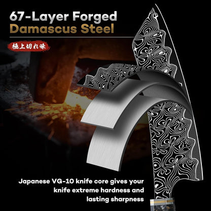 Huusk Japanese Chef Knife Set - 5 Piece Kitchen Knife Sets