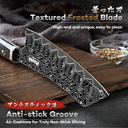 Huusk Japanese Chef Knife Set - 5 Piece Kitchen Knife Sets
