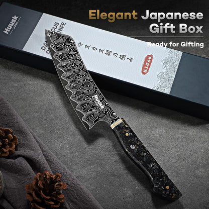 Huusk Japanese Chef Knife Set - 5 Piece Kitchen Knife Sets