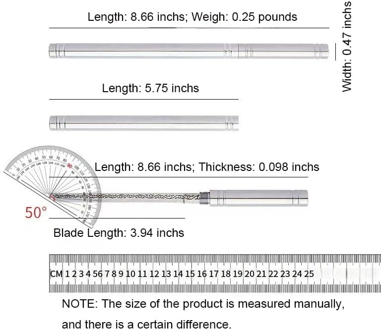 Stainless Steel Fruit Knife with Screw-Lock Sheath, 5.3 oz, Gift Box