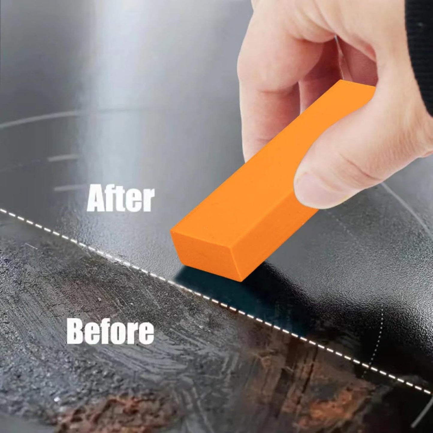 6PCS Scratch Remover for Stainless Steel, Reusable Quick Cleaning Stainless Steel Scratch Remover, Portable Rust Eraser for Kitchen, Bathroom, Household