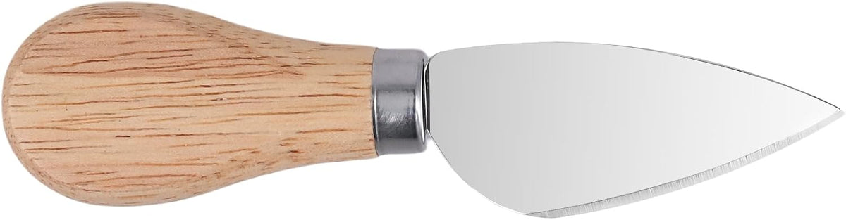24 PCS Butter Knife Spreader with Wooden Handle, Stainless Steel Cocktail Knives Spreaders Wooden Handle Cheese Knives for Butter, Jam, Cheese