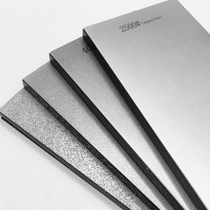 4 Pcs Diamond Sharpening Stone Set, Diamond Plate Sharpening Stone for Kitchen Sharpening (SET-E)