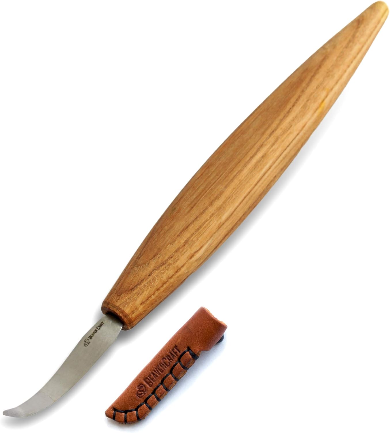 Wood Carving Hook knife SK4s Long 2.4'' - Spoon Carving Tools – Spoon Whittling Knife for Professional Carvers & Beginners - Crooked Whittling Knives for Spoons Bowls Cups