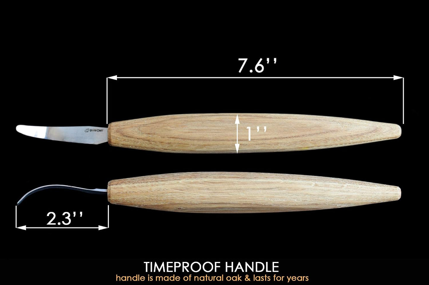 Wood Carving Hook knife SK4s Long 2.4'' - Spoon Carving Tools – Spoon Whittling Knife for Professional Carvers & Beginners - Crooked Whittling Knives for Spoons Bowls Cups