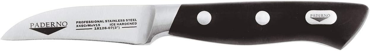 World Cuisine 2 3/4" Bird's Beak Paring Knife with Forged Blade