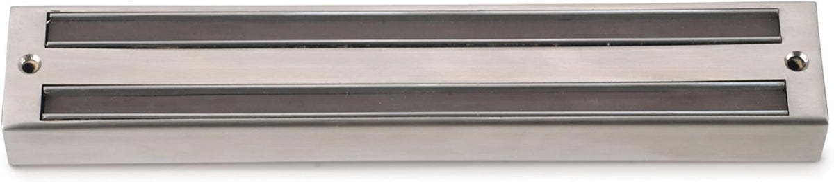 Stainless Steel Knife Holder, 18-inches | Attractive Satin Finish | Dual Magnetic Strips | Won't Dull Knives, 18 inches ((KN-18))