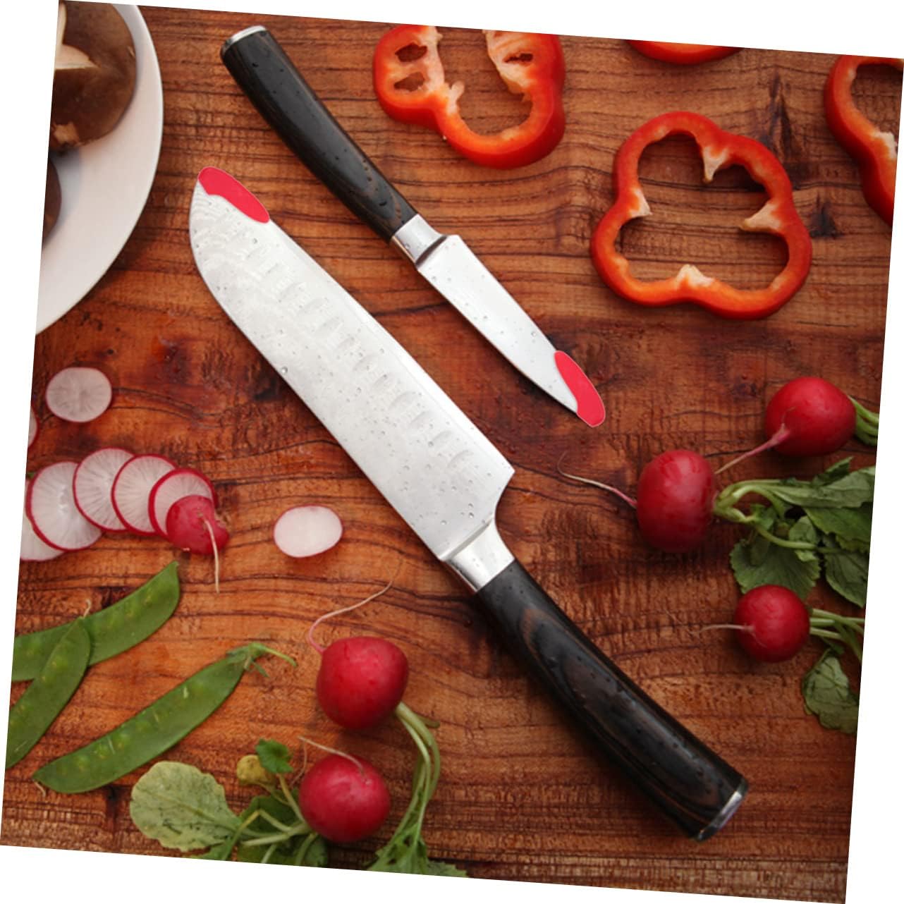 30pcs Knife Tip Covers Chopping Knife Guard Cut Resistant Sleeves for Kitchen Cutting Tools