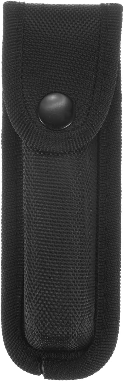 Nylon Pocket Knife Sheath 6.5" x 2.8" Horizontal Vertical Carry Belt Loop Multi-Tool Pouch Folding Knife Belt Sheath with Snap Closure for Outdoor Daily Use, Black