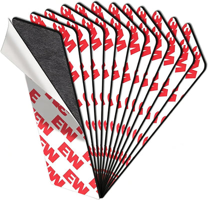 Strong Flexible Magnetic Tape,Rustproof SmFeN Heavy Duty Magnetic Strip with Strong Adhesive Backing, Magnet Strips Knife Tool Holder for Wall Organized(2"x4", 6Pack)
