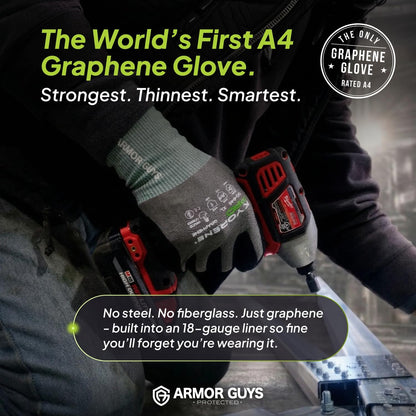 00-840 Cut Resistant Work Gloves – Large, 12 Pairs | 18-gauge Kyorene Pro graphene gloves with touchscreen nitrile-coated palms for construction, industrial and everyday use.
