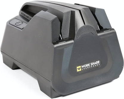 Electric Kitchen Knife Sharpener - Get knives ready for cookouts and BBQ's- Fits in Kitchen Drawer, Sharpens every time, fast & easy