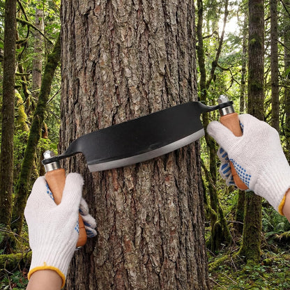 10 Inches Draw Knife Debarking Tool for Woodworking, Straight Draw Shave Knife Wood Carving Hand Tool for Tree Bending Broach Peeling, Whittling, Shaping, Detailing, Stripping
