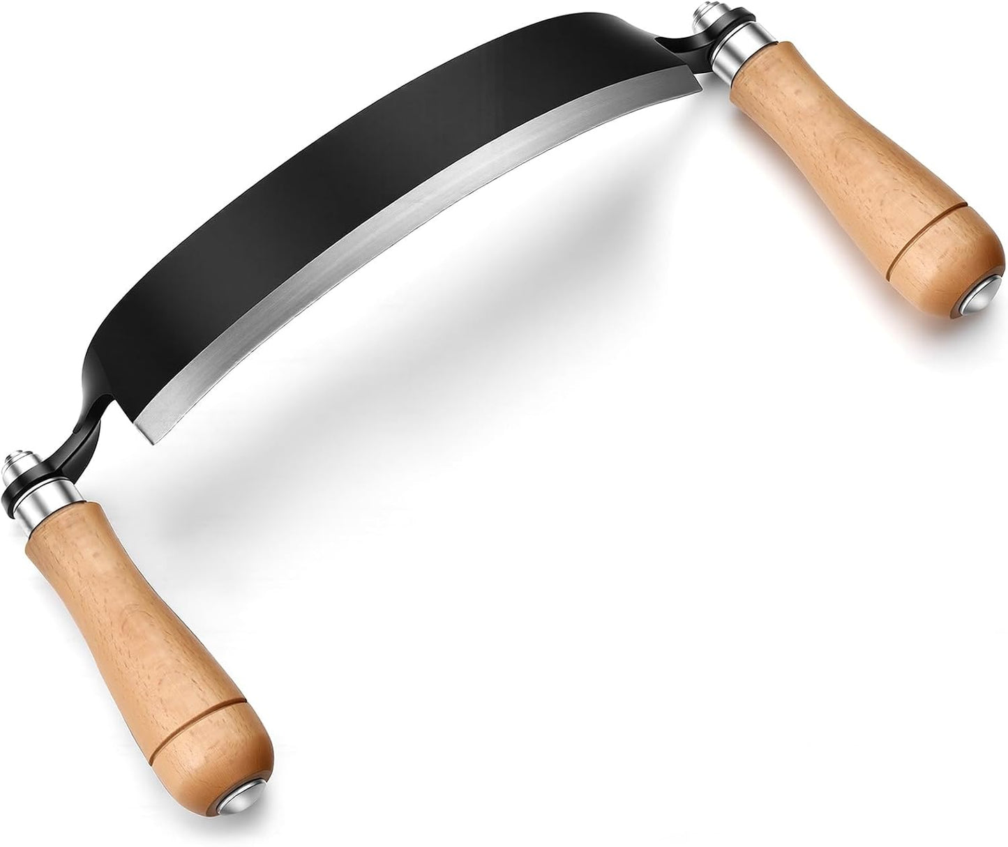 10 Inches Draw Knife Debarking Tool for Woodworking, Straight Draw Shave Knife Wood Carving Hand Tool for Tree Bending Broach Peeling, Whittling, Shaping, Detailing, Stripping