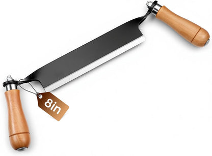 10 Inches Draw Knife Debarking Tool for Woodworking, Straight Draw Shave Knife Wood Carving Hand Tool for Tree Bending Broach Peeling, Whittling, Shaping, Detailing, Stripping