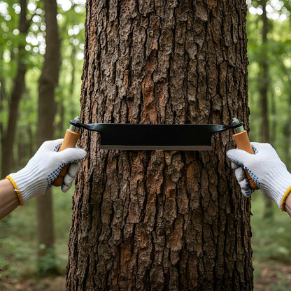 10 Inches Draw Knife Debarking Tool for Woodworking, Straight Draw Shave Knife Wood Carving Hand Tool for Tree Bending Broach Peeling, Whittling, Shaping, Detailing, Stripping
