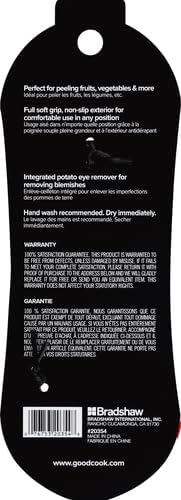 Straight Blade Y-Shaped Peeler, Black