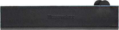 6.5" Black Magnetic Leather Edge-Guard - Handcrafted, Stylish & Functional Safety Accessory for Knife - 2 Blade Entry Notches - 6.5" x 1.625"