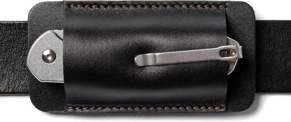 Pocket Knife Sheath for Horizontal Belt Carry, EDC Multitool Folding Knife Verical & Horizontal Belt Holder Holster with Belt Loop VPKS