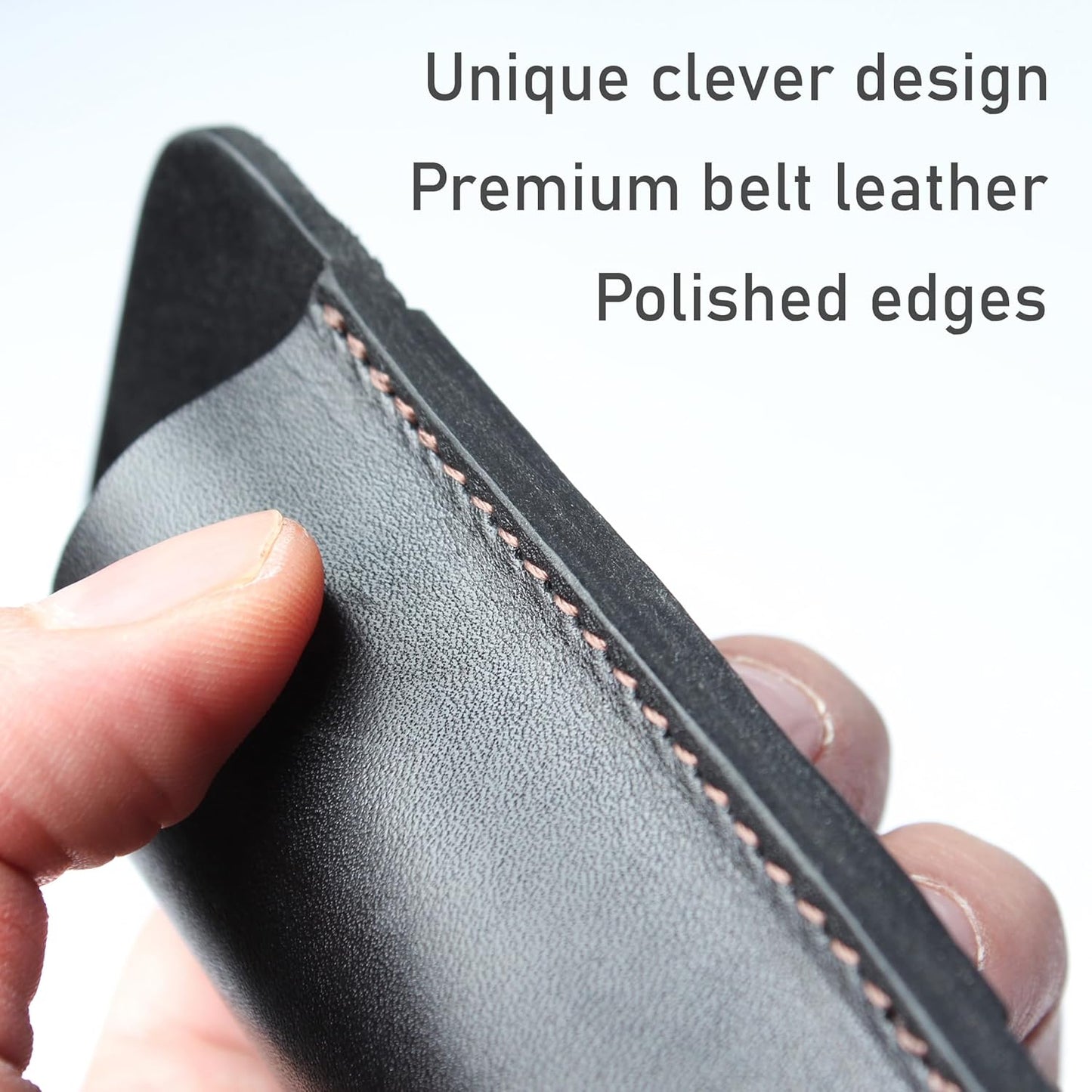 Pocket Knife Sheath for Horizontal Belt Carry, EDC Multitool Folding Knife Verical & Horizontal Belt Holder Holster with Belt Loop VPKS