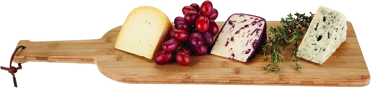 Camembert Cheese Board and Tool Set - Wooden Cheese Platter Tray and Stainless Steel Knives, Circular Wood Serving Board Gift Set - House Gift, Gift for Couples, Bridal Shower Gift