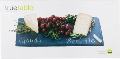 Camembert Cheese Board and Tool Set - Wooden Cheese Platter Tray and Stainless Steel Knives, Circular Wood Serving Board Gift Set - House Gift, Gift for Couples, Bridal Shower Gift
