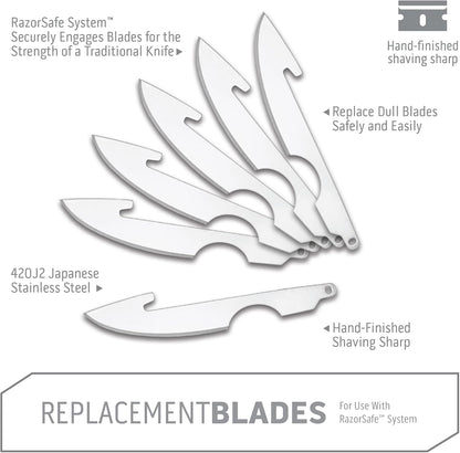 5.0" RazorSafe Replacement Boning & Fillet Blade Pack