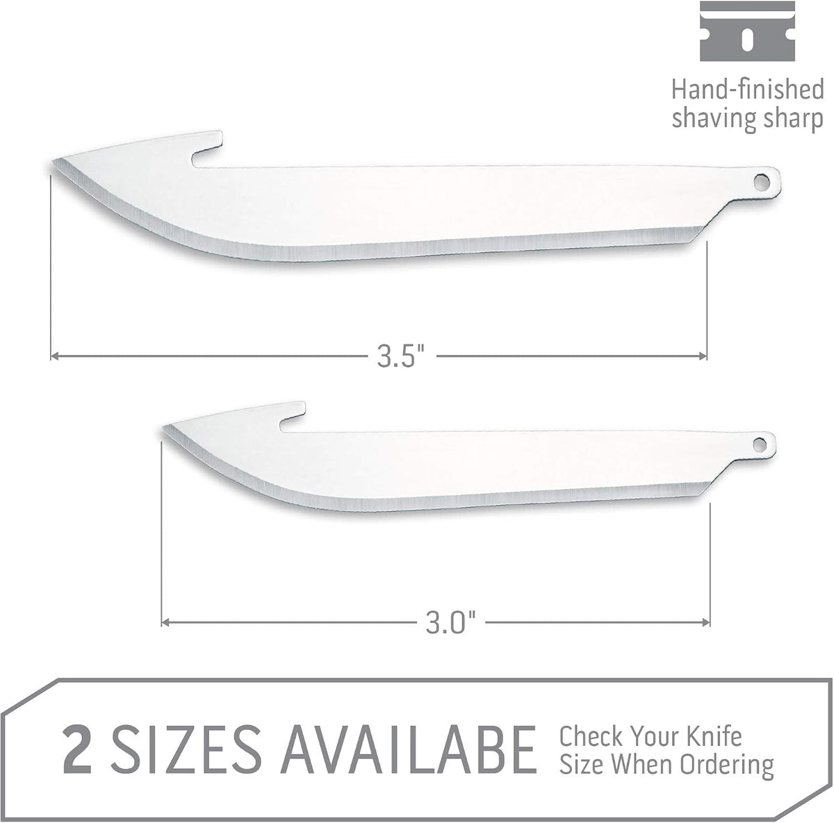 5.0" RazorSafe Replacement Boning & Fillet Blade Pack