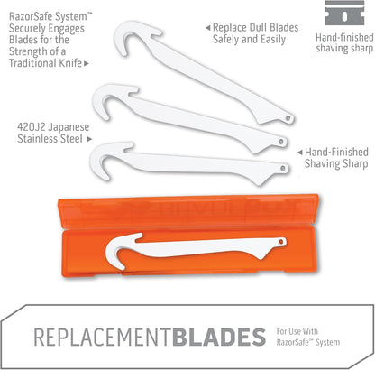 5.0" RazorSafe Replacement Boning & Fillet Blade Pack