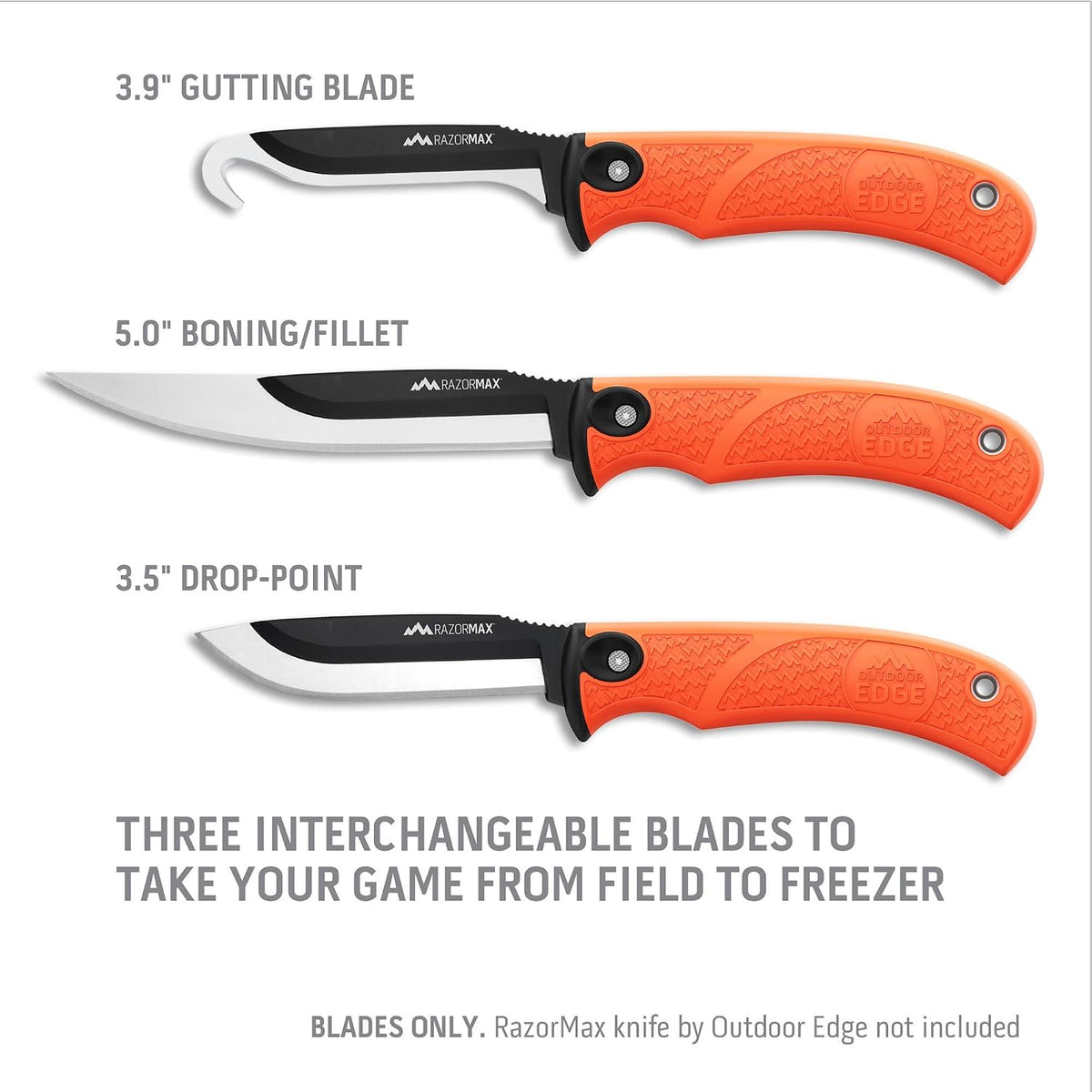 5.0" RazorSafe Replacement Boning & Fillet Blade Pack