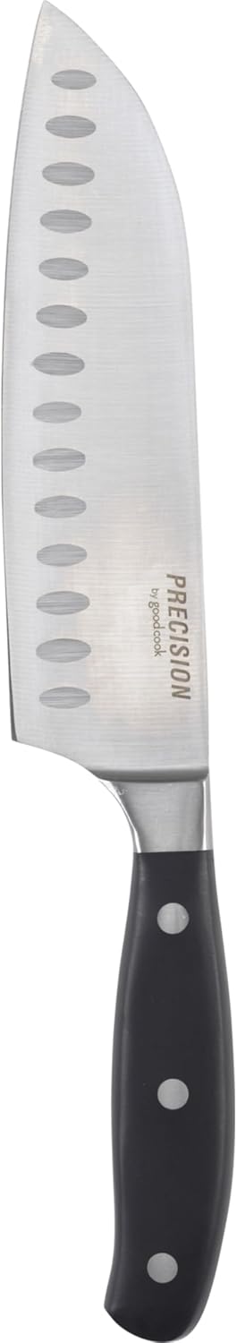 Precision Santoku Knife, 7-Inch, Black