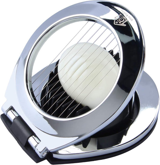Multi Function Stainless Steel Egg Slicer for Hard Boiled Eggs